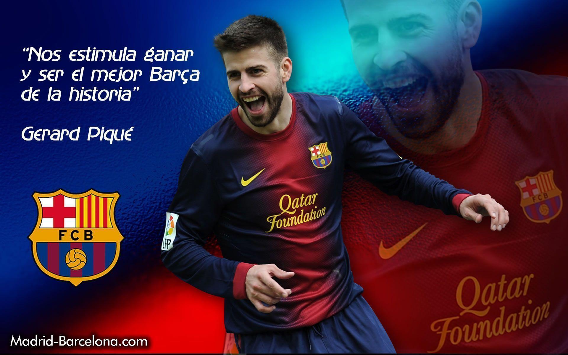 El wallpaper de Gerard Piqué