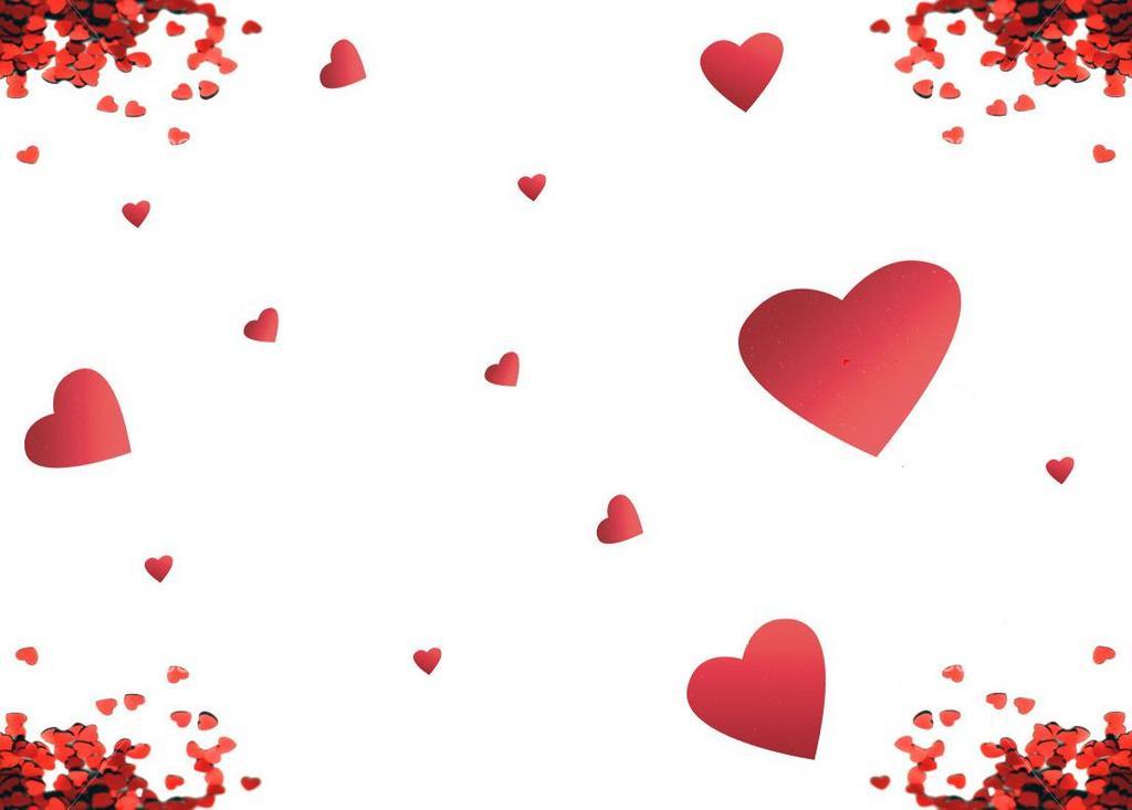 Valentines day heart background