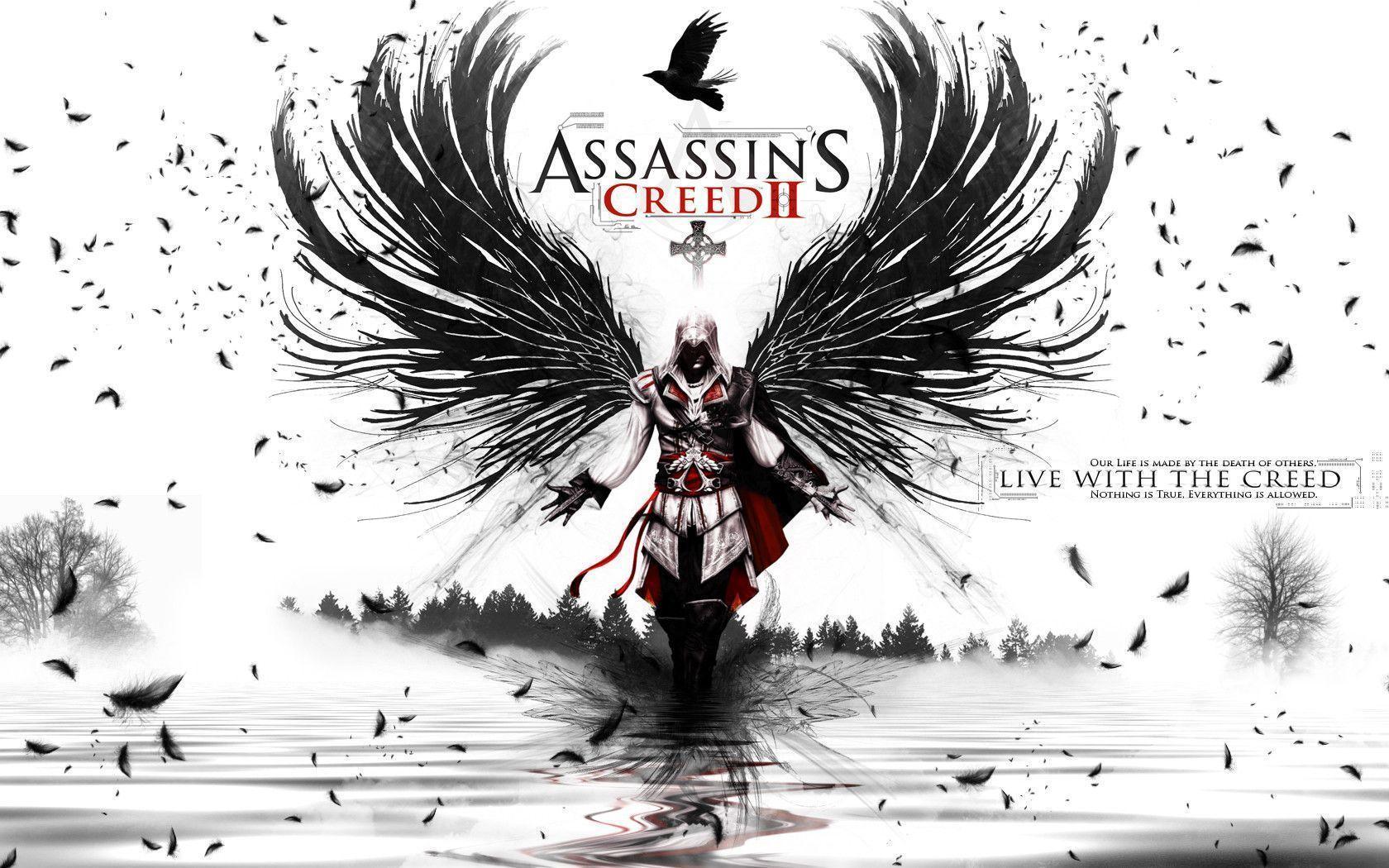 Assassin's creed 2 city white background