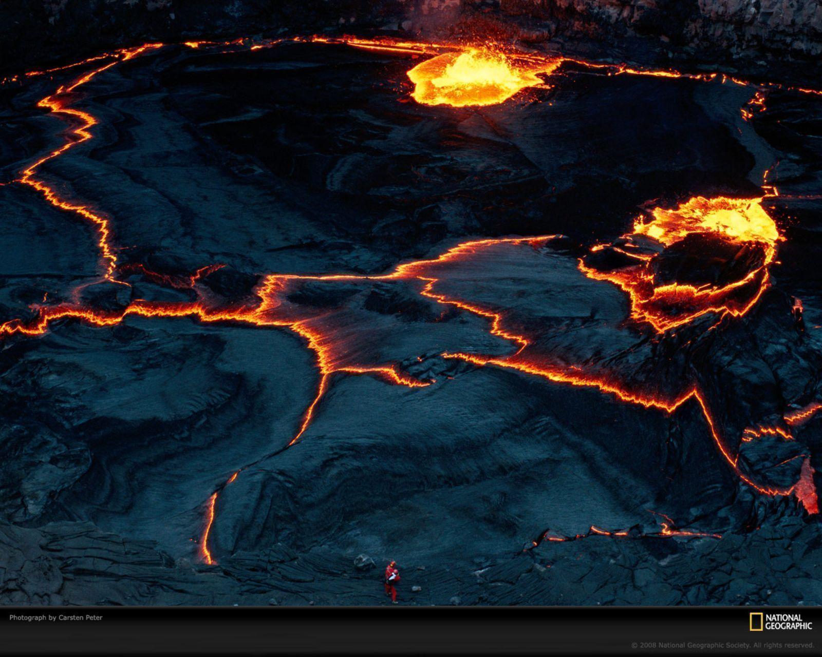 Volcano Hot Lava