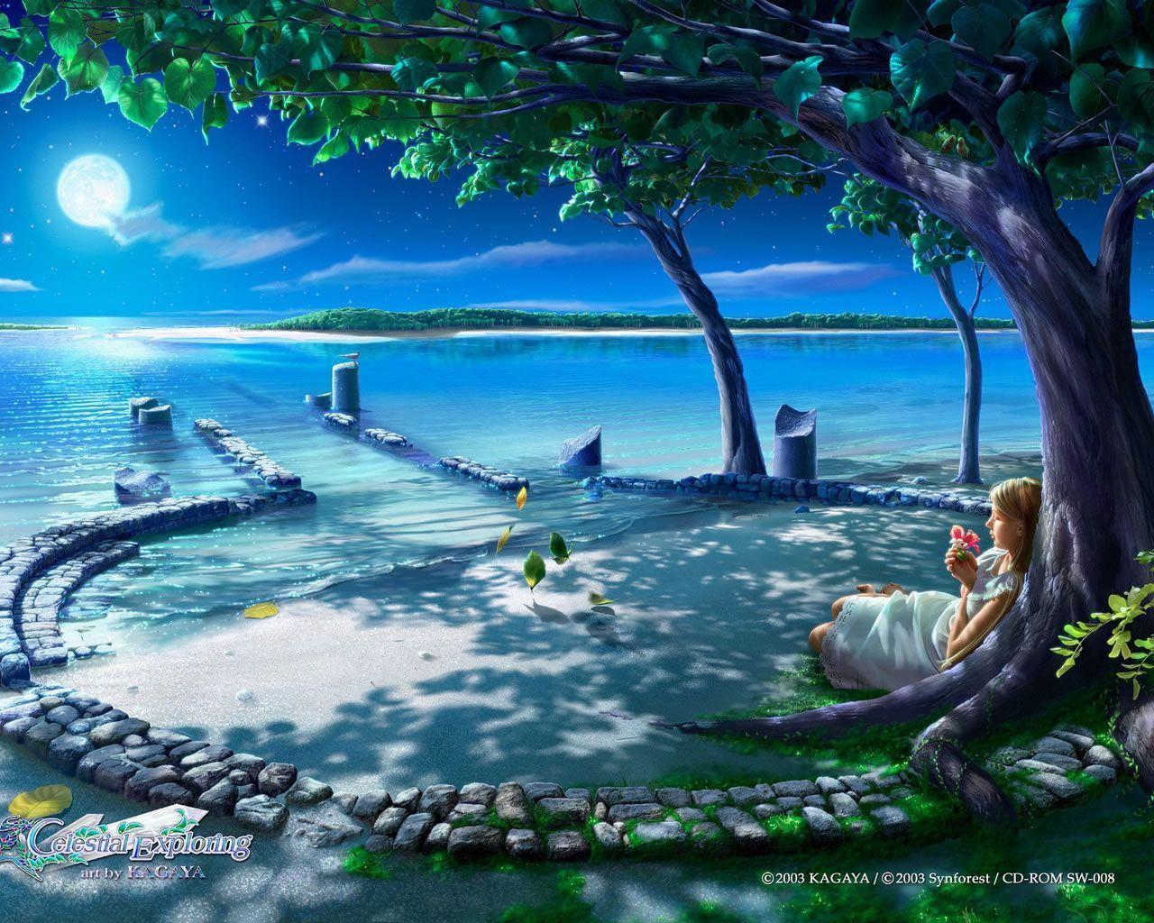 Kagaya Celestial Exploring Serenity 01 Landscapes