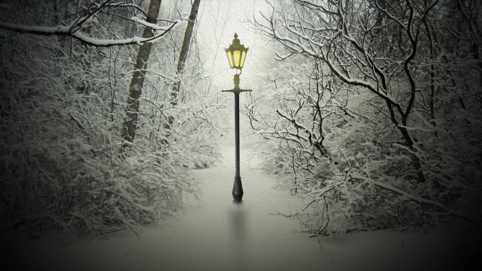 Narnia Lamp Post Wallpaper. Haiqal