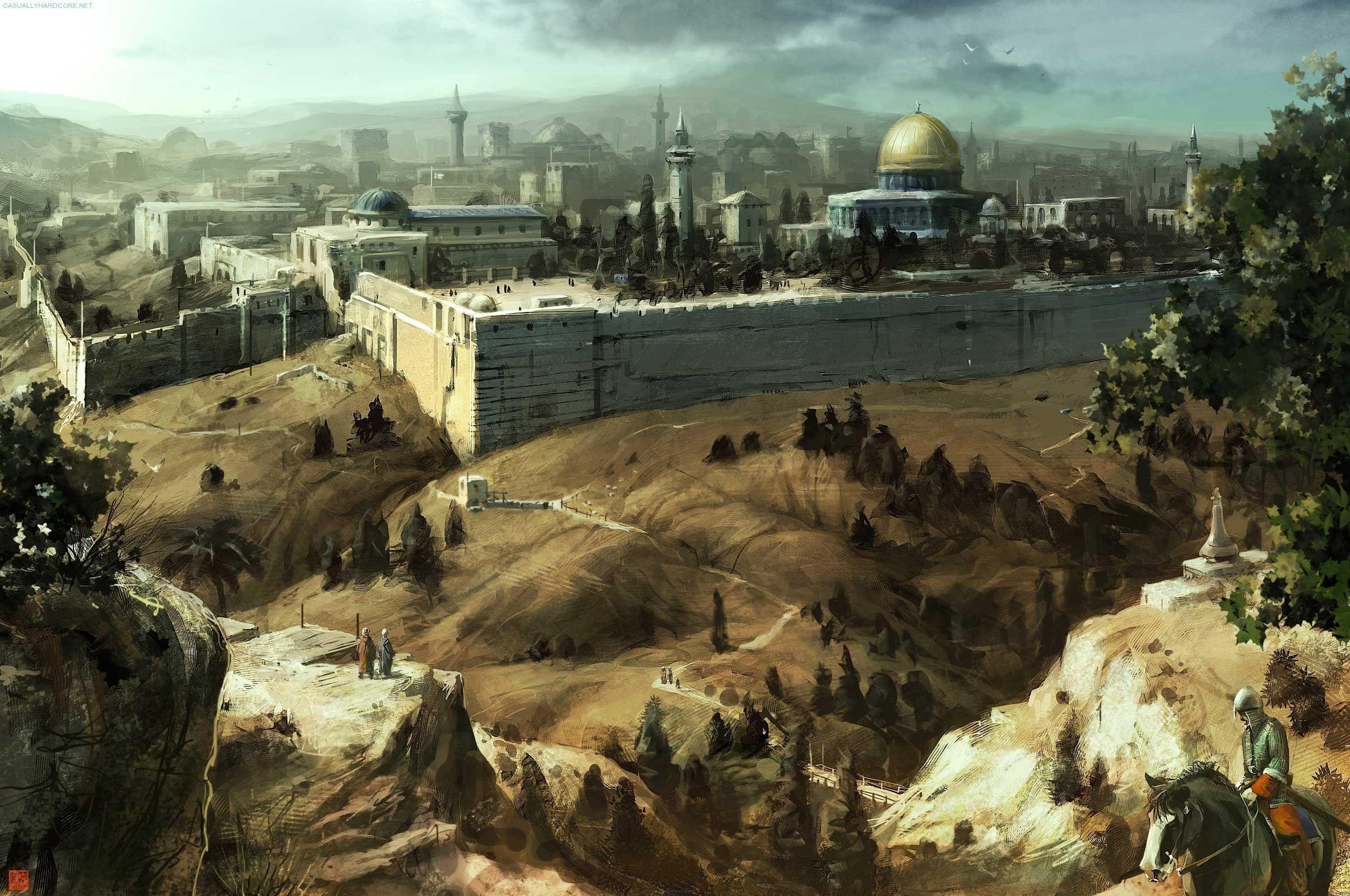 Download wallpaper Jerusalem, mosque free desktop wallpaper in