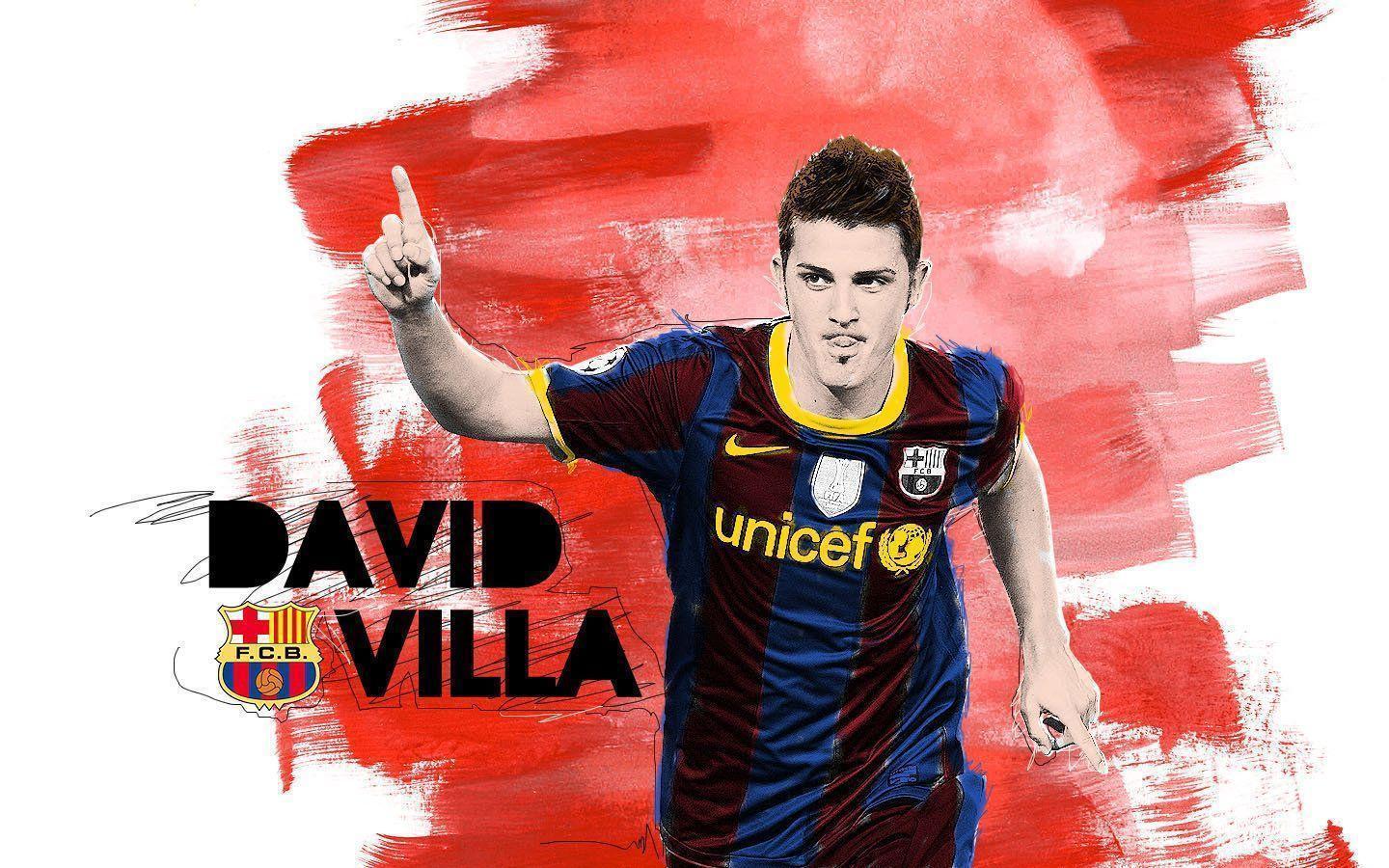 David Villa Wallpaper 2013 5375 HD Wallpaper in Football
