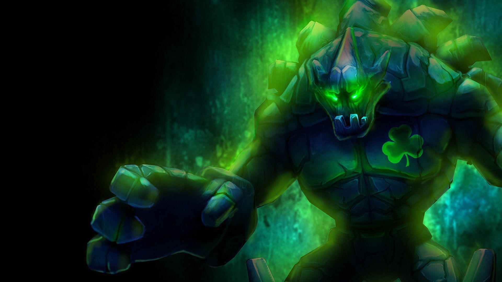 Shamrock Malphite Wallpaper