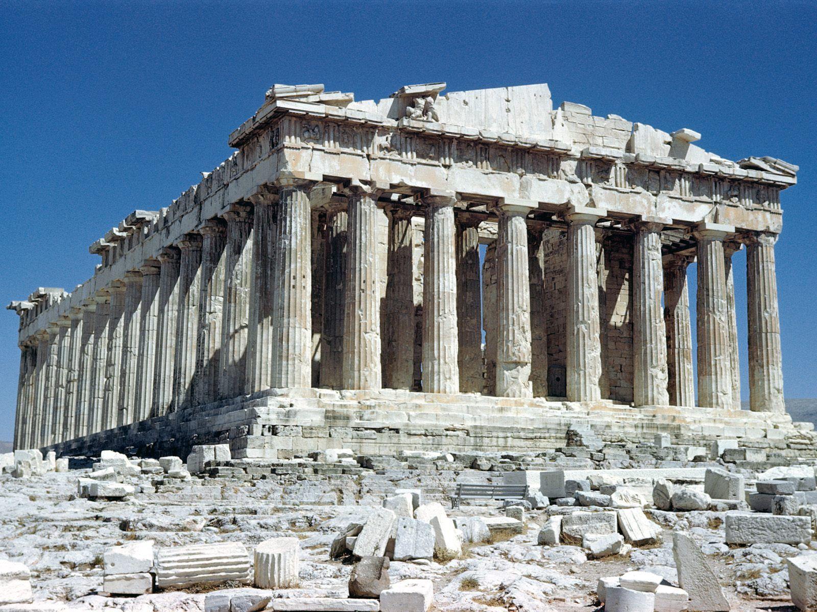 The Parthenon Acropolis Athens Greece Wallpaper