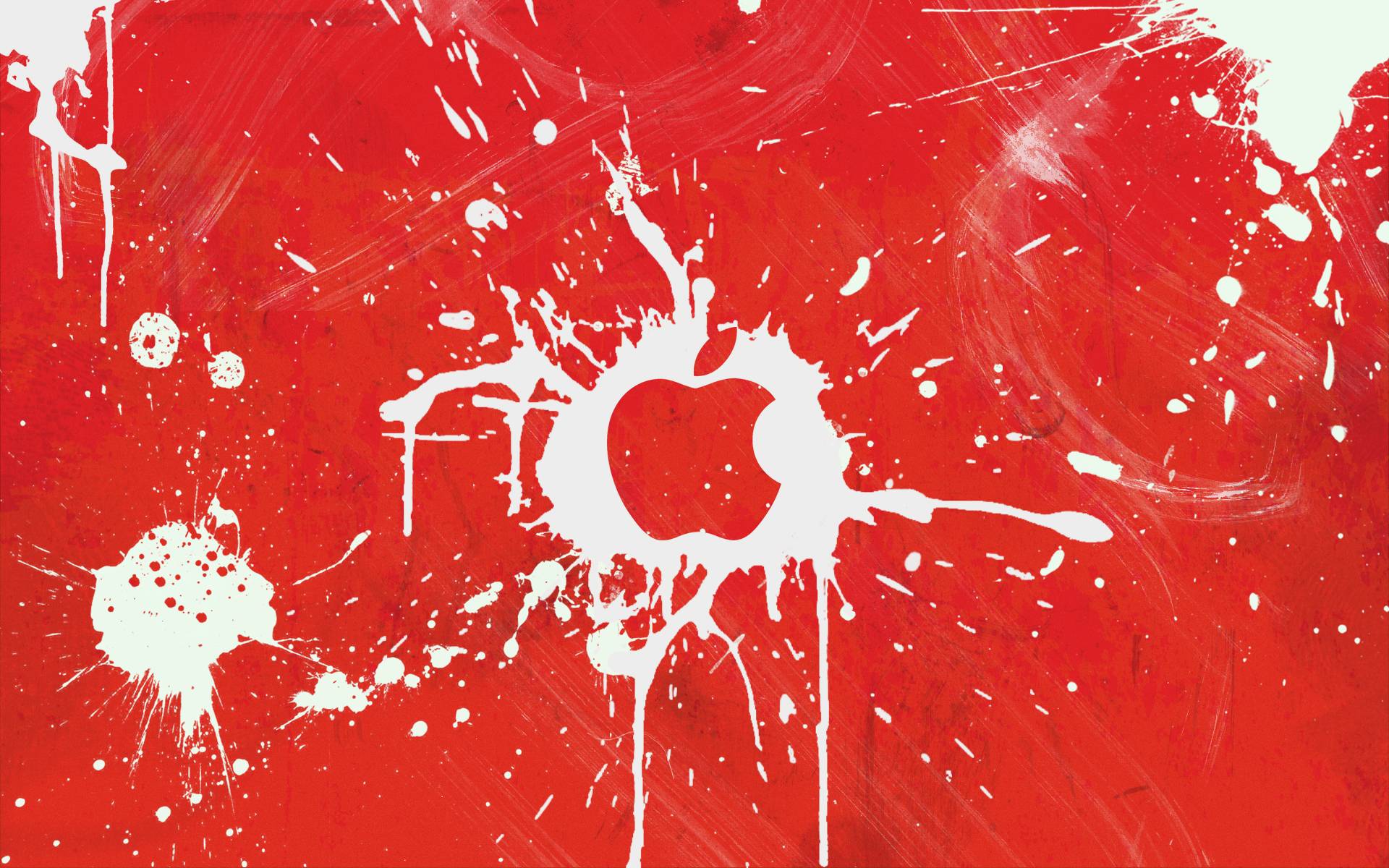 image For > Red Apple Mac Background
