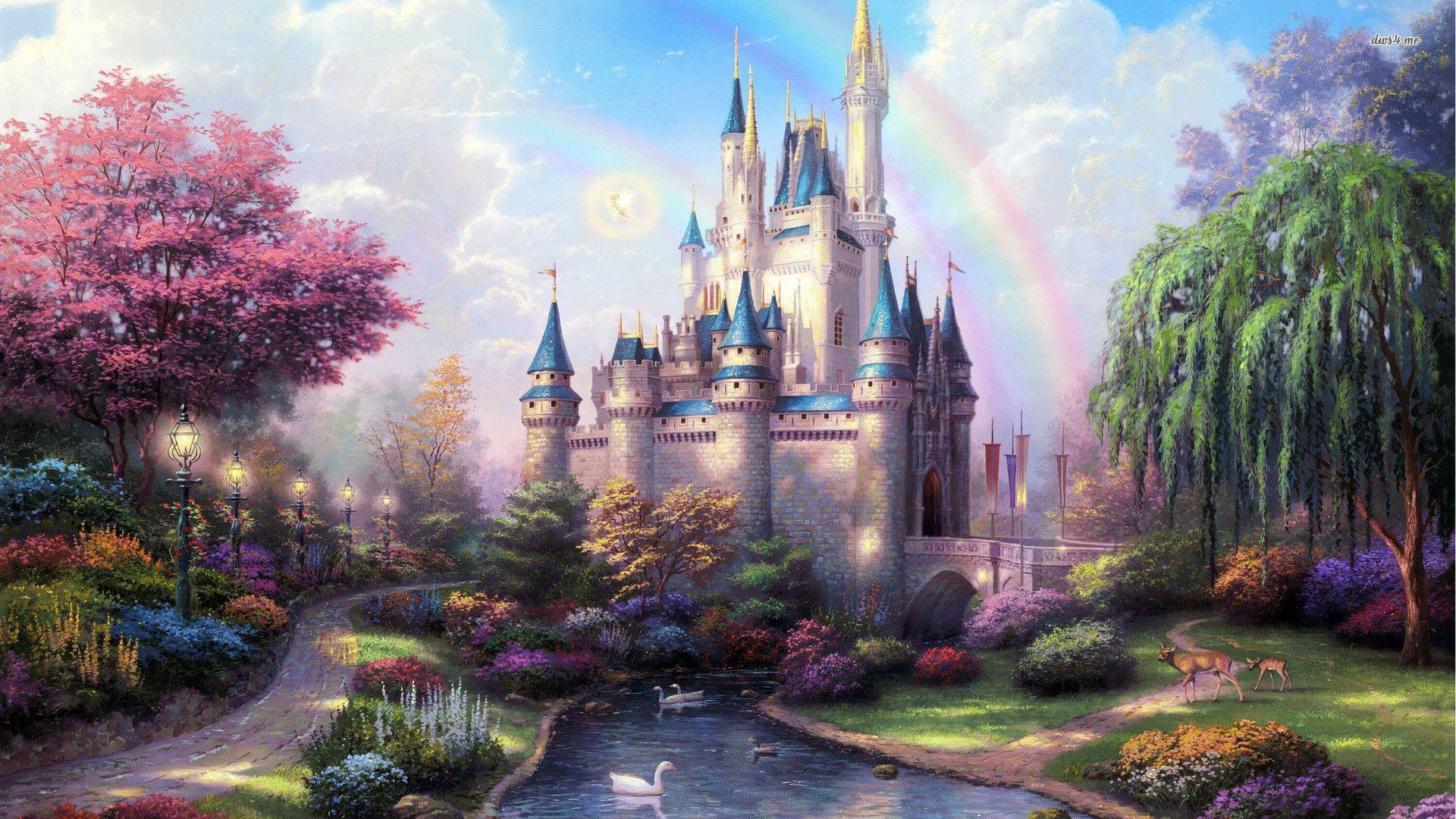 Fairytale Castle Cartoon Wallpaper Picture Wallpaper. High