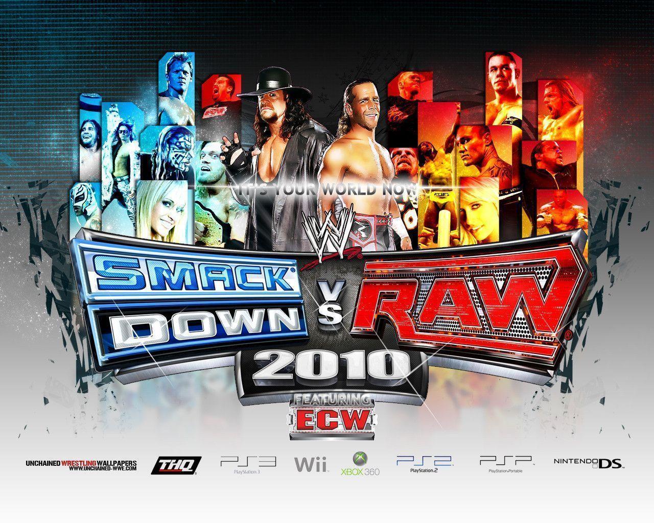 WWE SmackDown! vs Raw 2010 Wallpapers ~ Unchained