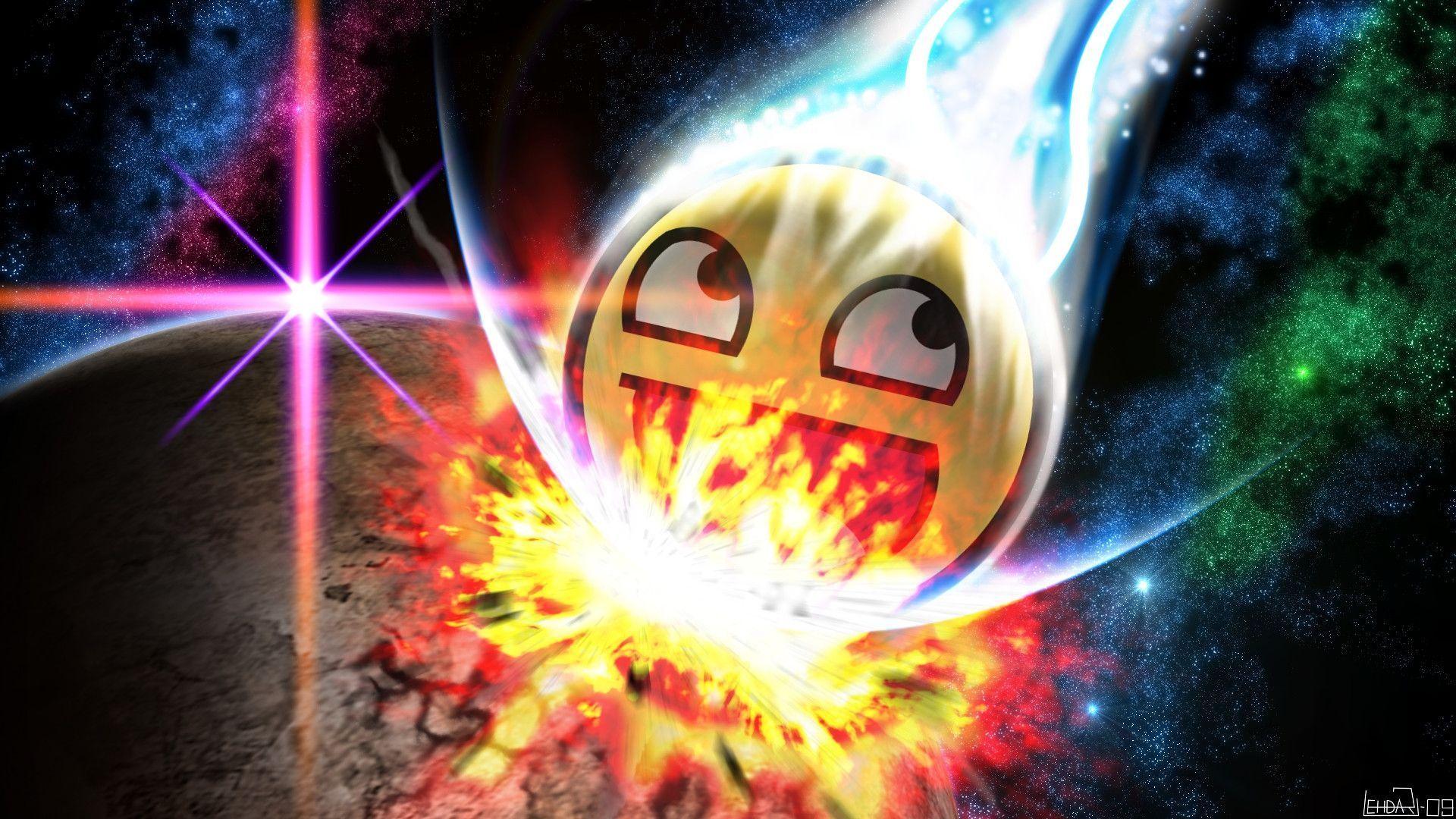 image For > Epic Face In Space