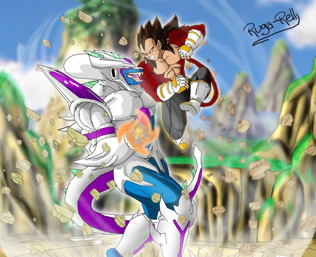 Pix For > Ssj4 Vegito Wallpaper