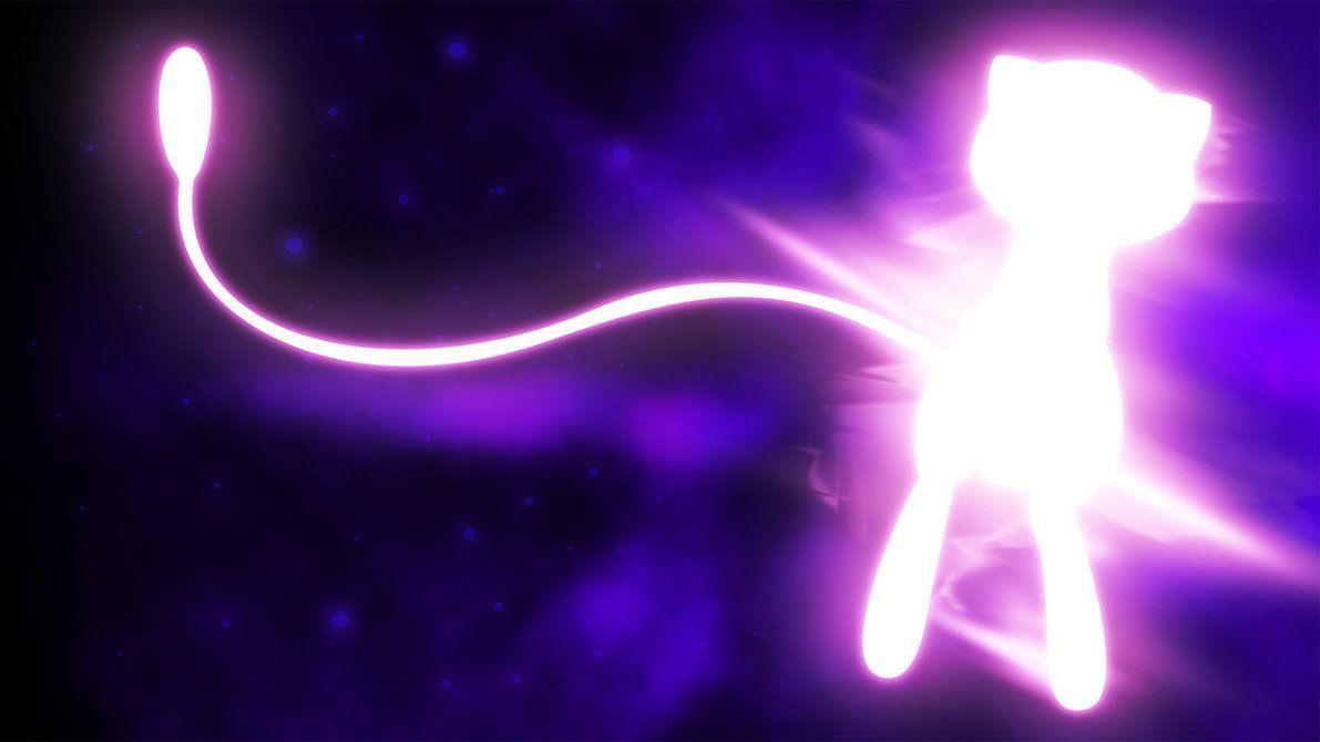Mew (pokemon) image Glowing Mew HD wallpaper and background