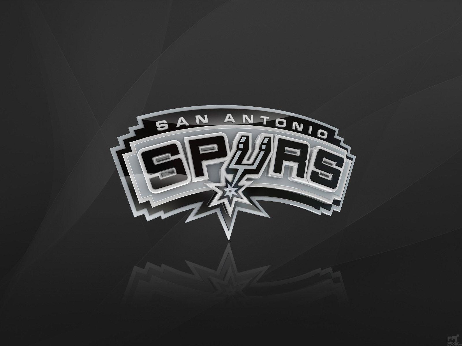 San Antonio Spurs 3D Logo Wallpaper. Basketball Wallpaper at