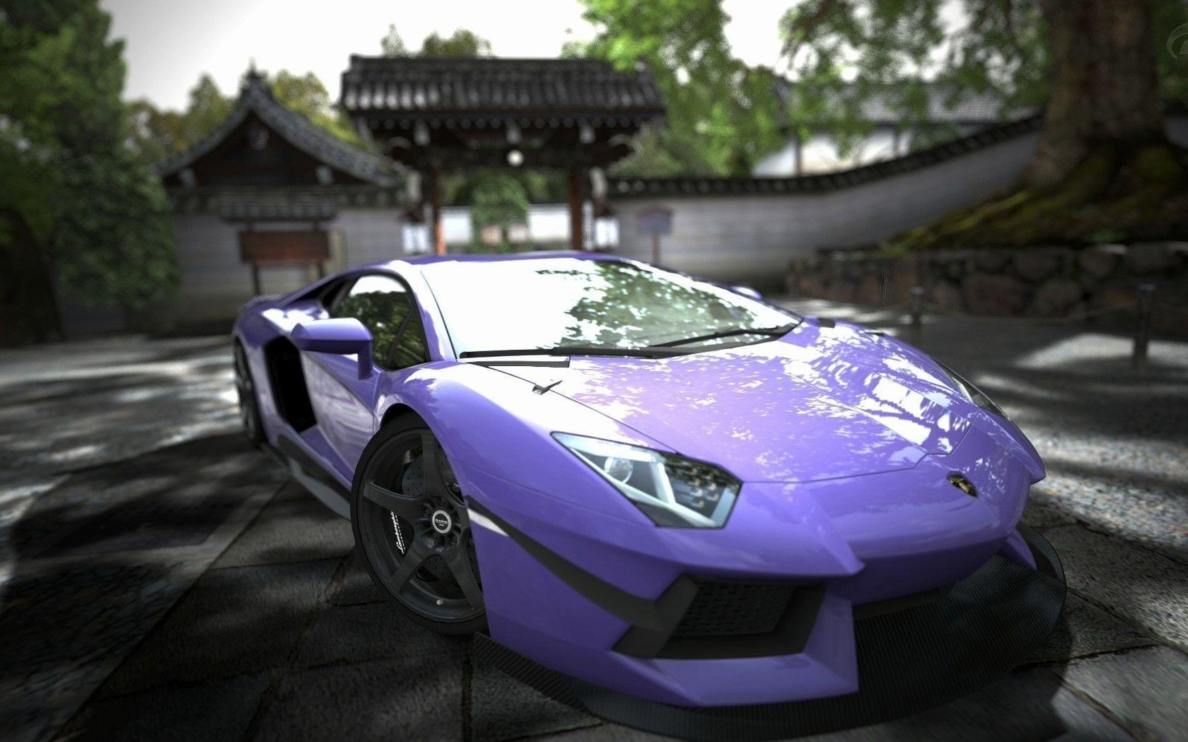 Lamborghini Aventador Purple Wallpaper. Free Download Wallpaper