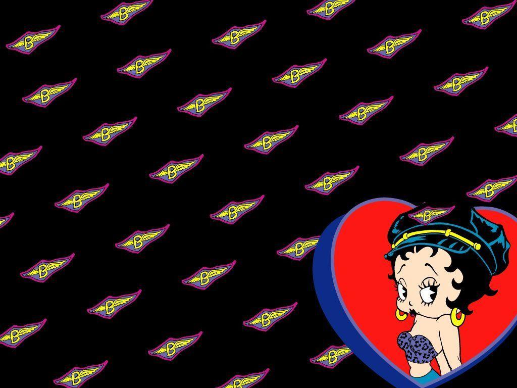 Betty Boop with Hat Wallpaper