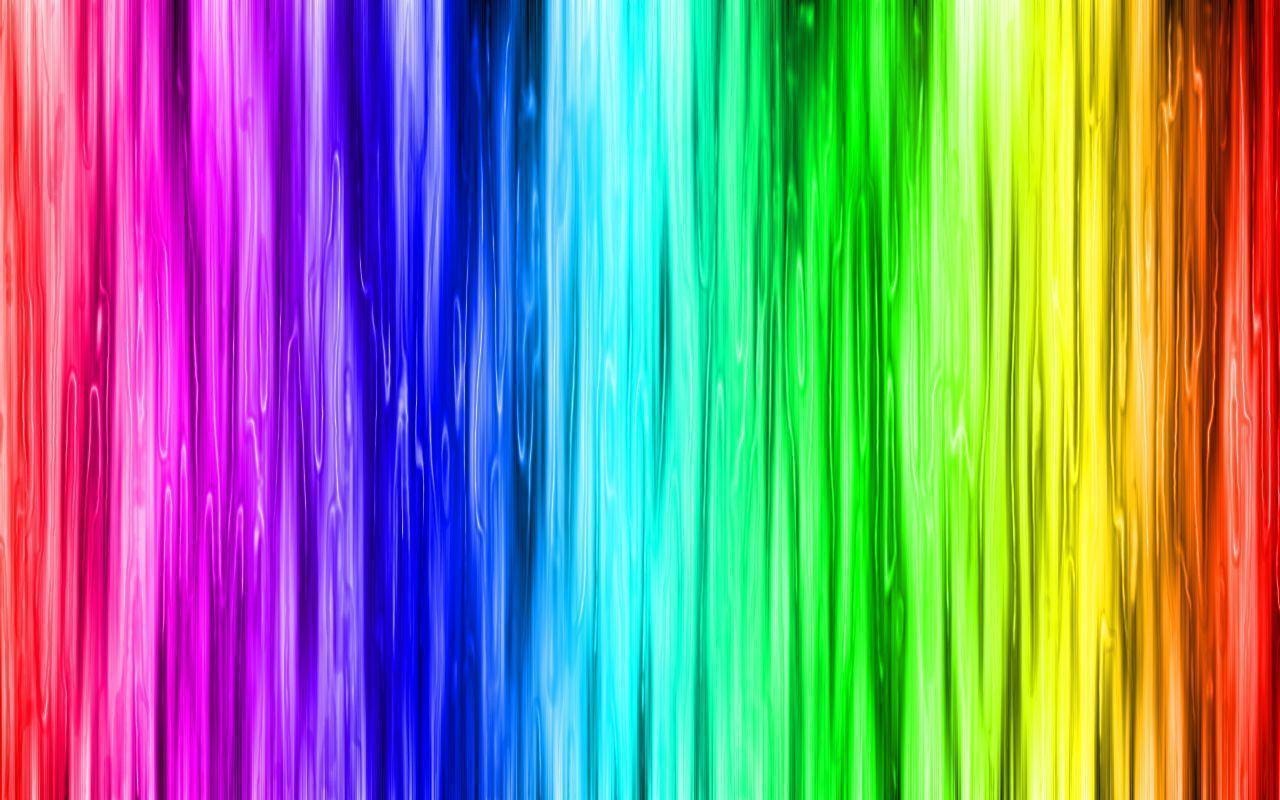 gay pride colors on white background