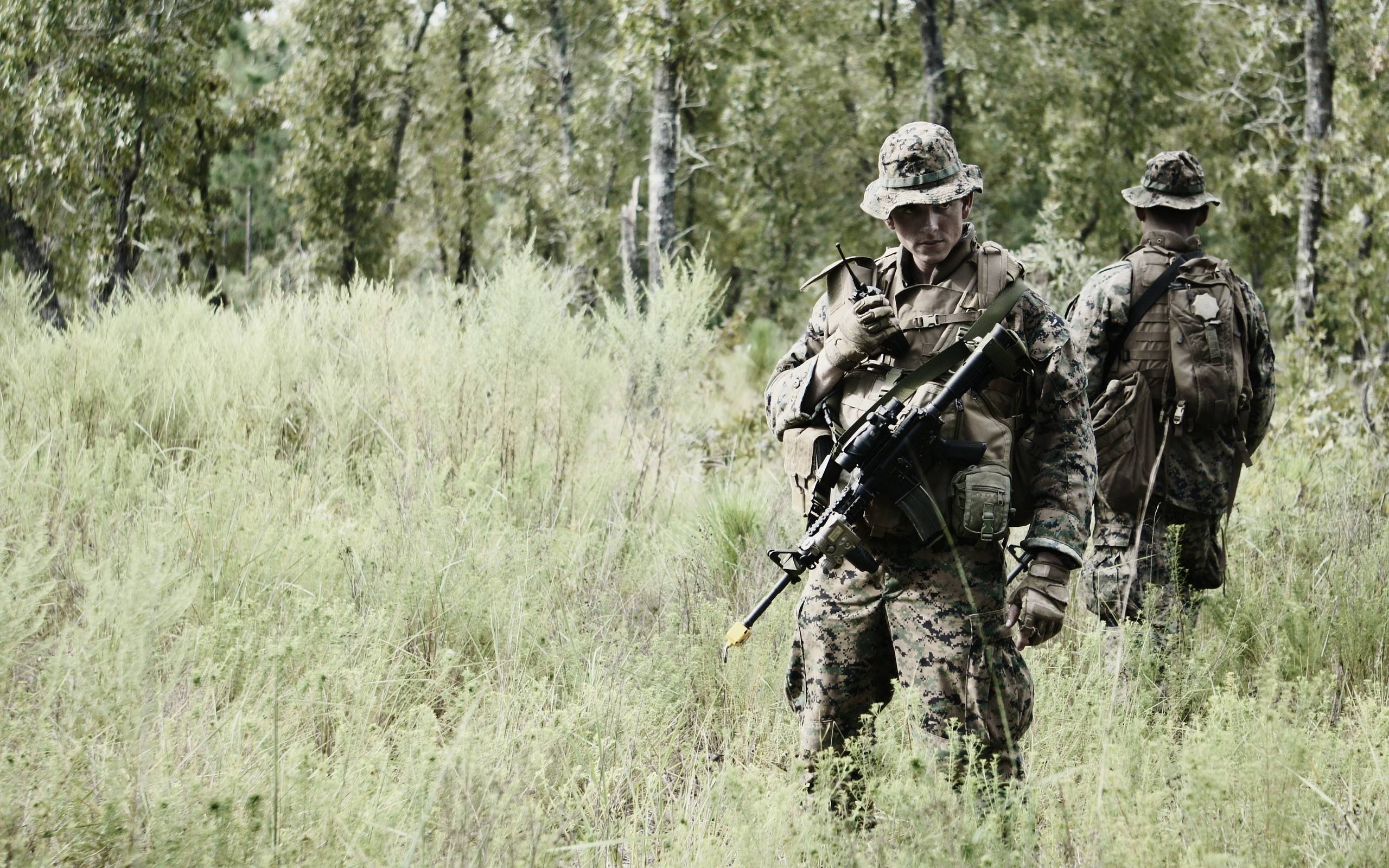 Soldiers military ACOG marpat warriors weapons guns rifles camo