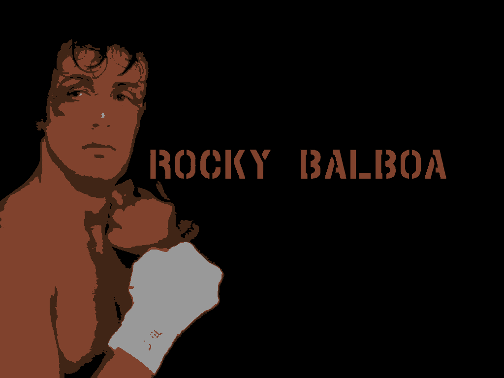Rocky Balboa and Adrian Balboa Wallpaper