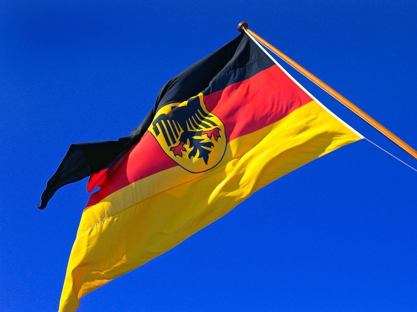 Germany Flag Fly HD Wallpaper Desktop Wallpaper