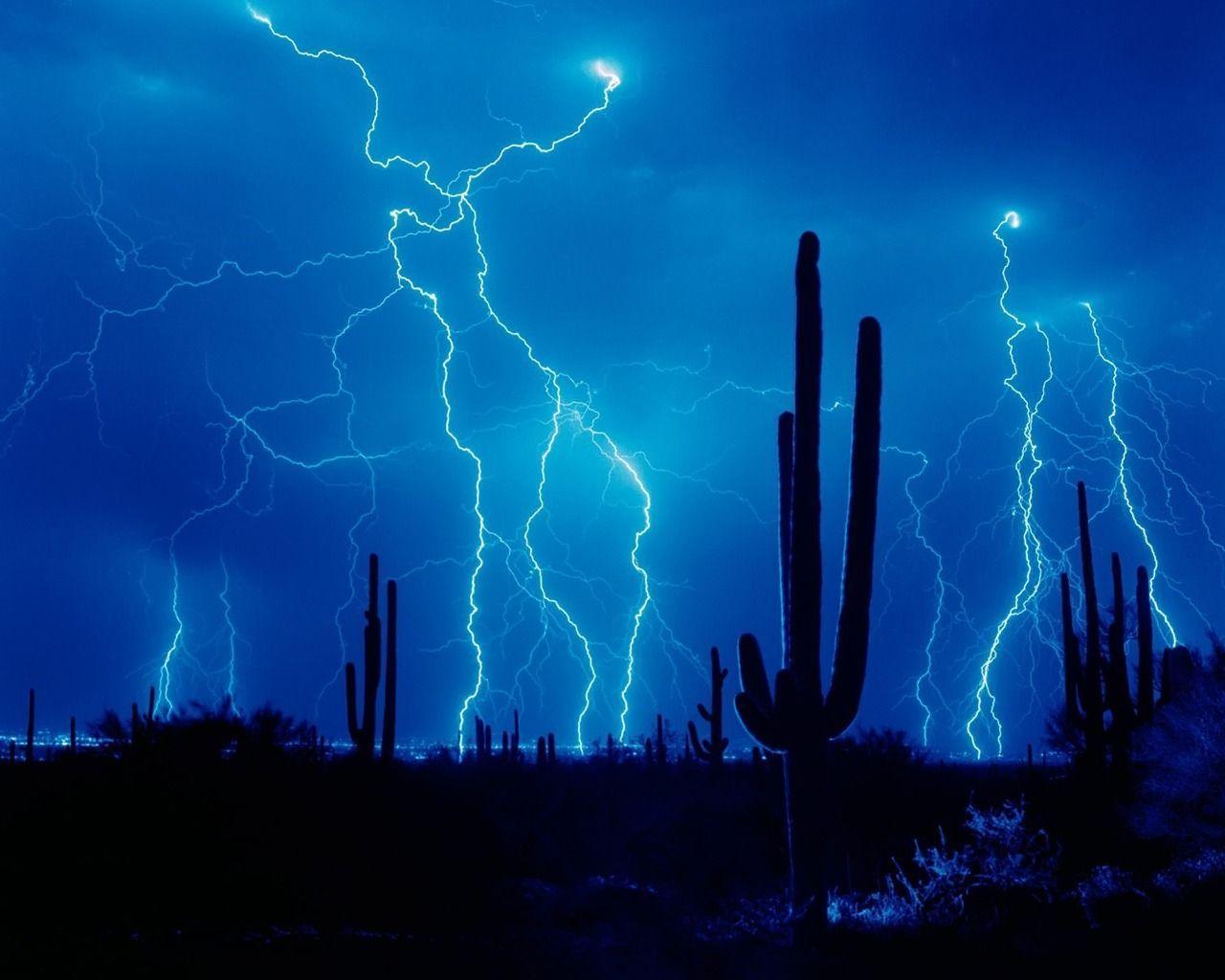 Lightning Wallpaper Thunderstorms Nature