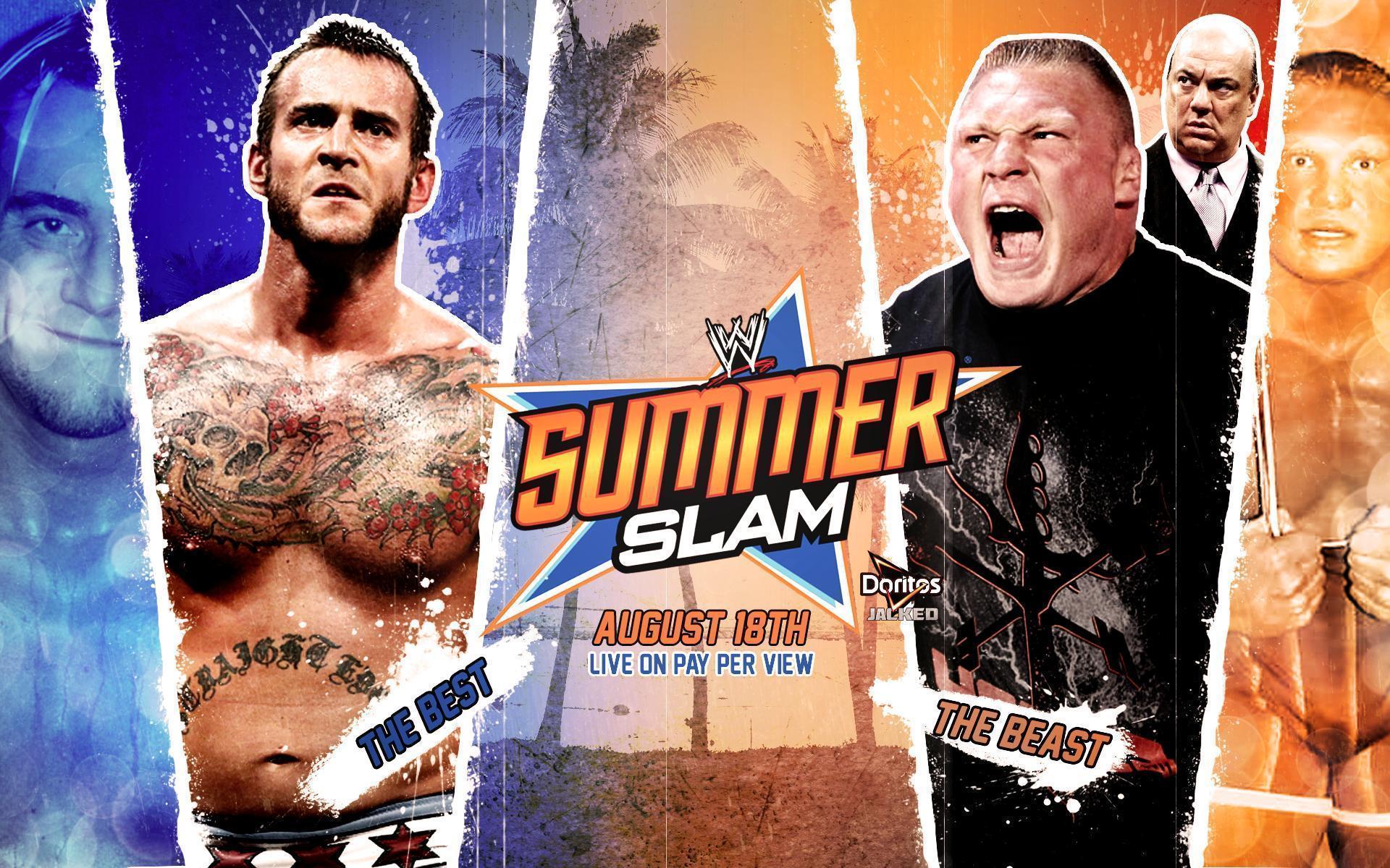 image For > John Cena Vs Brock Lesnar Summerslam 2014 HD Wallpaper