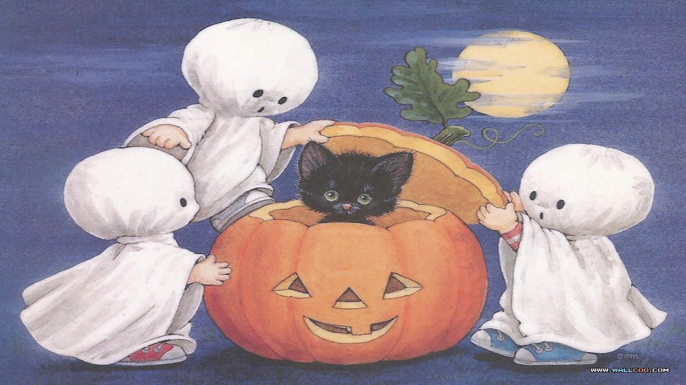 Hd Cute Halloween Wallpaper Image & Picture
