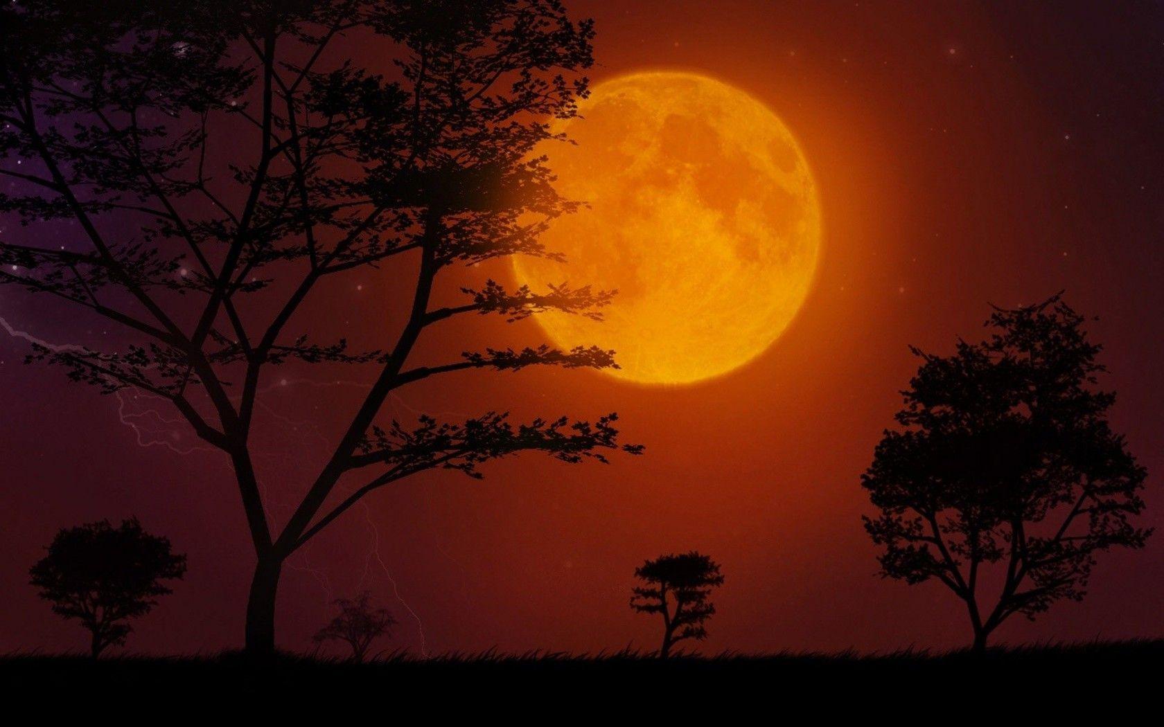Red Moon Wallpapers 3503 Hd Wallpapers in Space