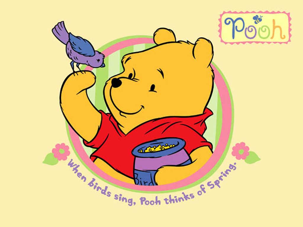 Free Wallpaper Cartoons pooh bear