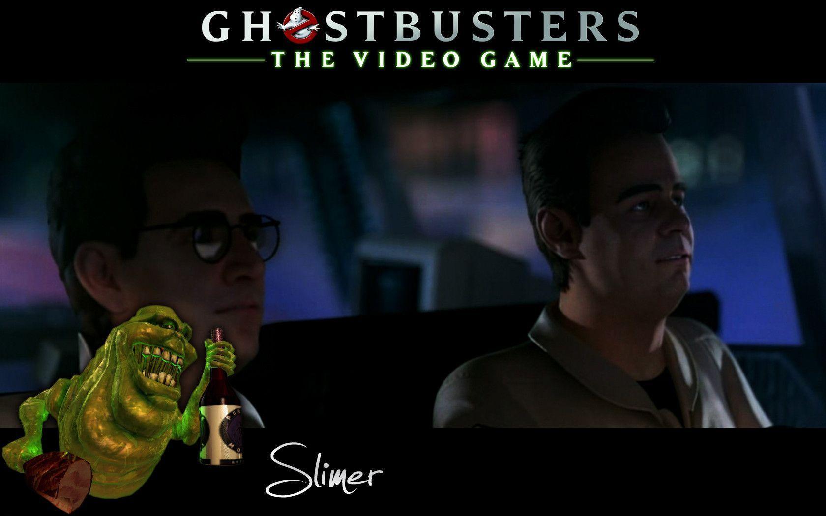 Ghostbusters Video Game Desktop Wallpaper Slimer