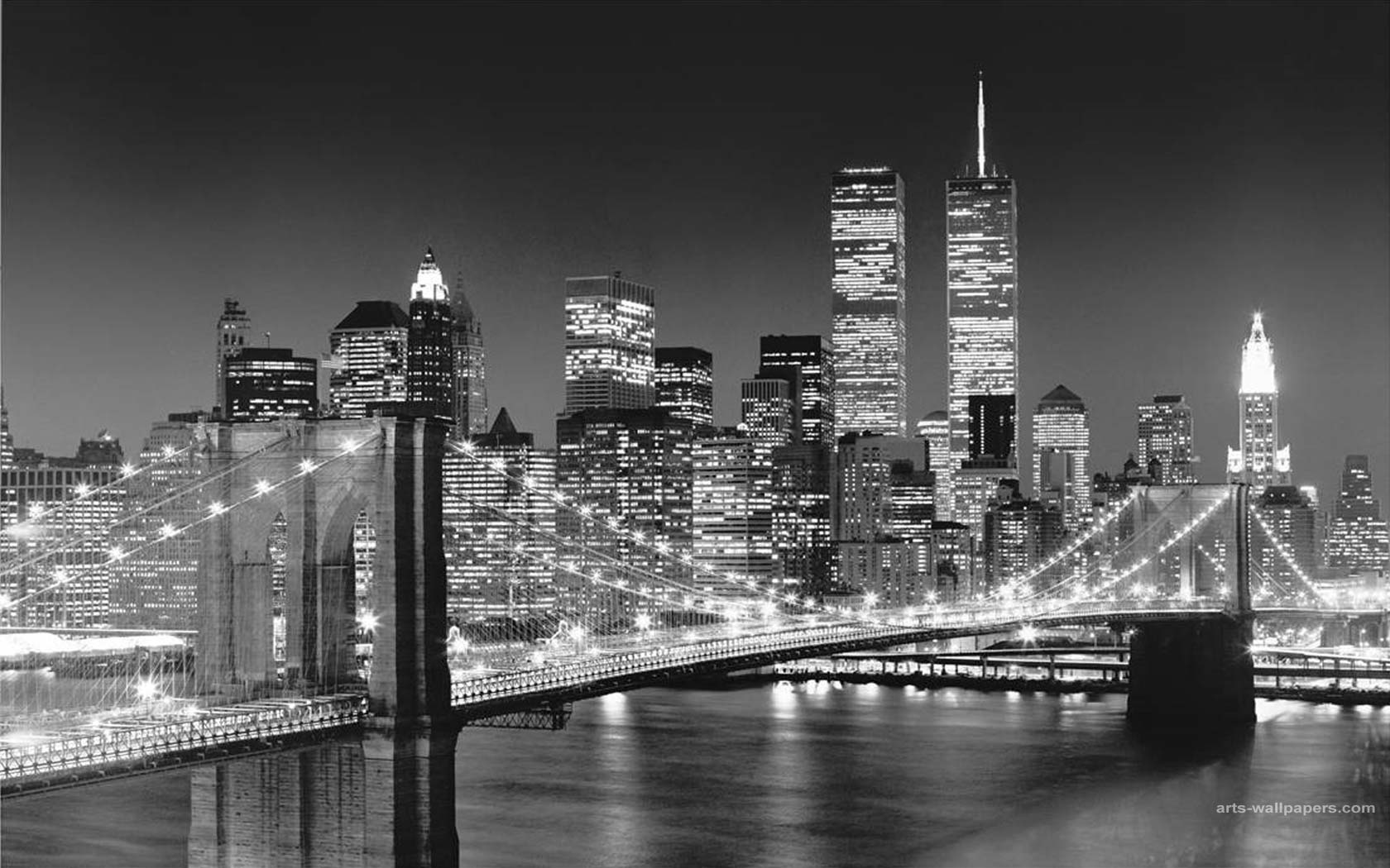 Image For > New York Skyline Painting Wallpapers