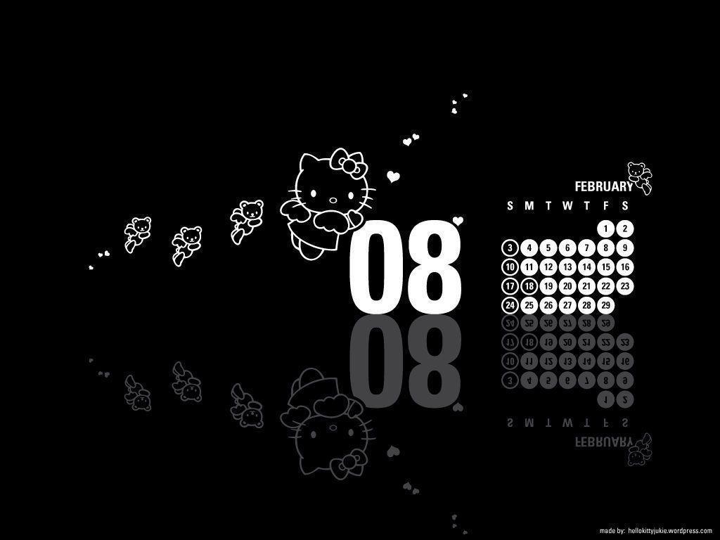 Image For > Hello Kitty Black Backgrounds