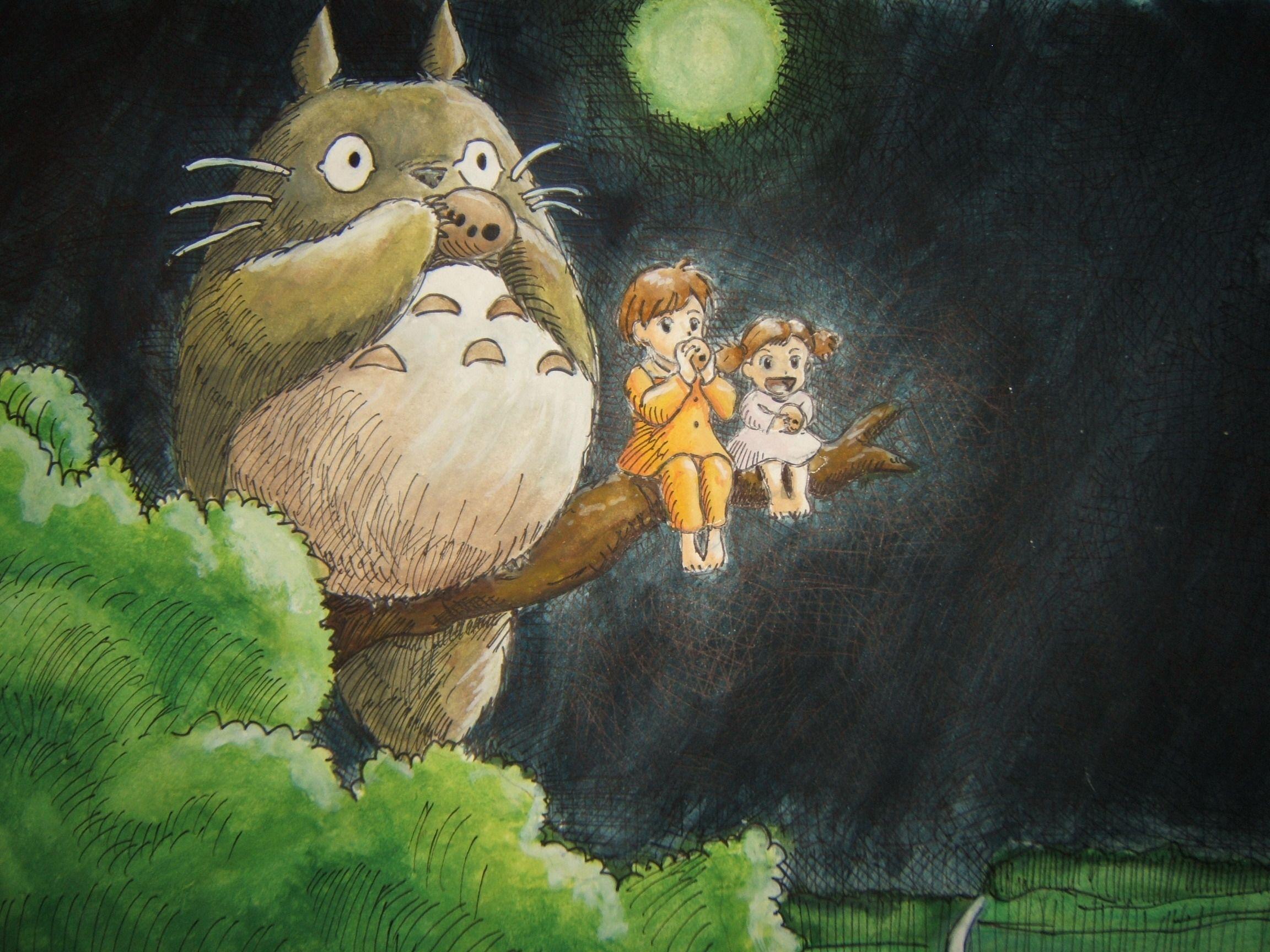 My Neighbor Totoro Cartoon HD Free Wallpaper