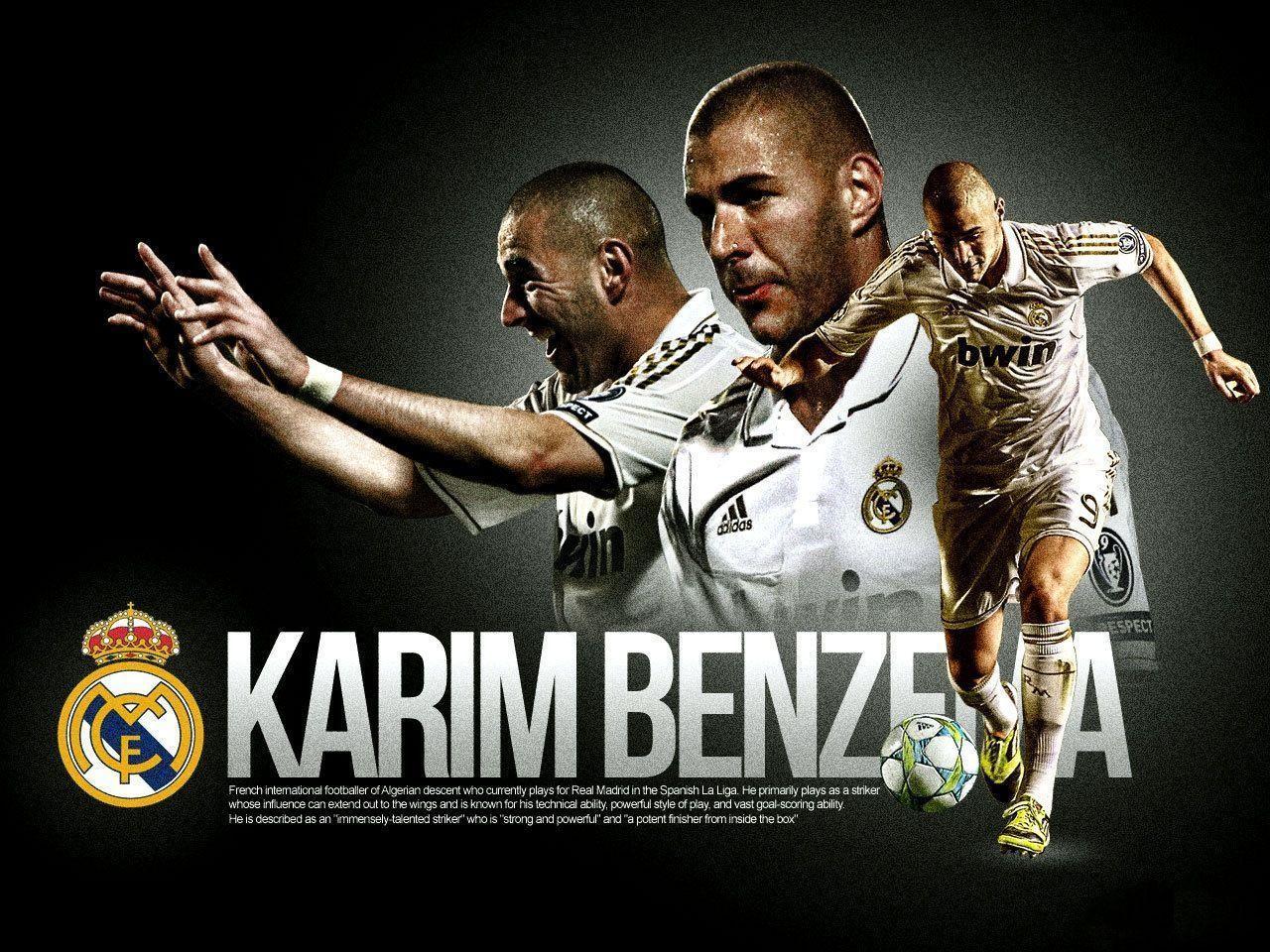 Karim Benzema real madrid team wallpaper