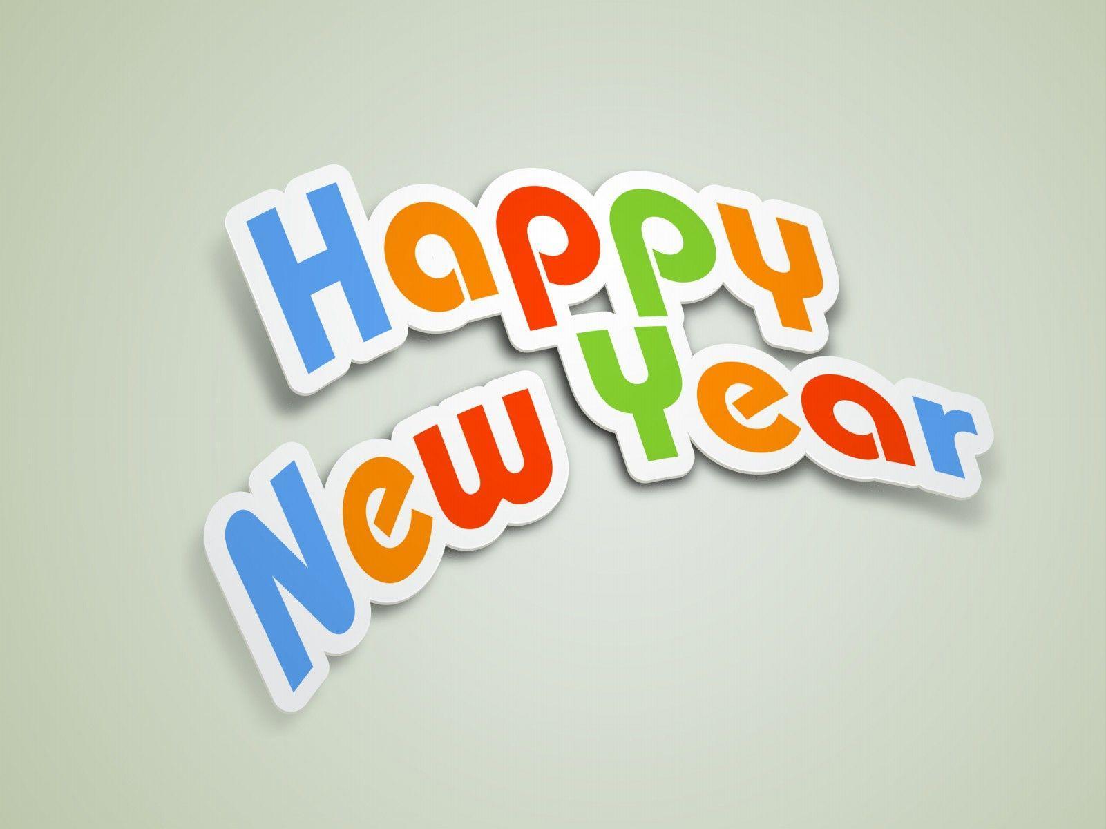 Colorful Happy New Year Picture Wallpaper Wallpaper computer