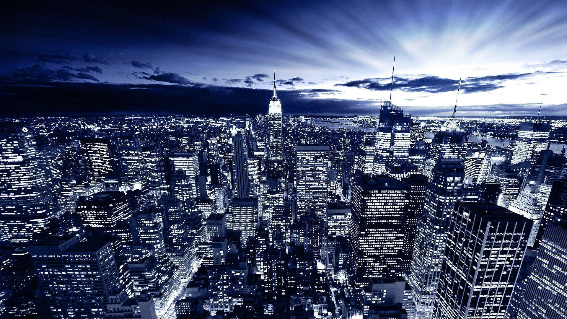 Nyc At Night Wallpapers Wallpaper Cave