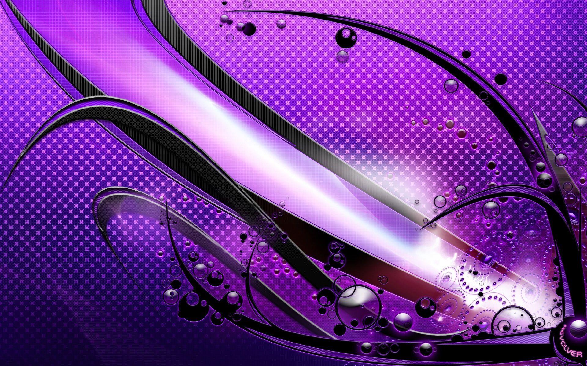 Cool Abstract Purple Wallpaper