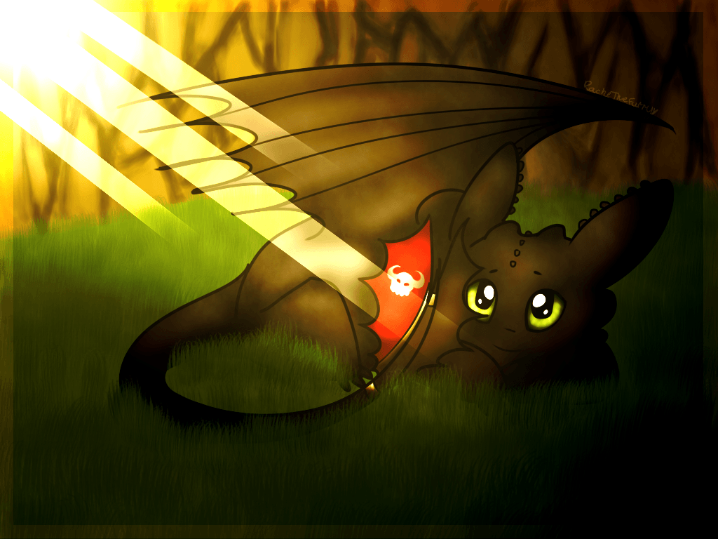 Alone Toothless Wallpaper