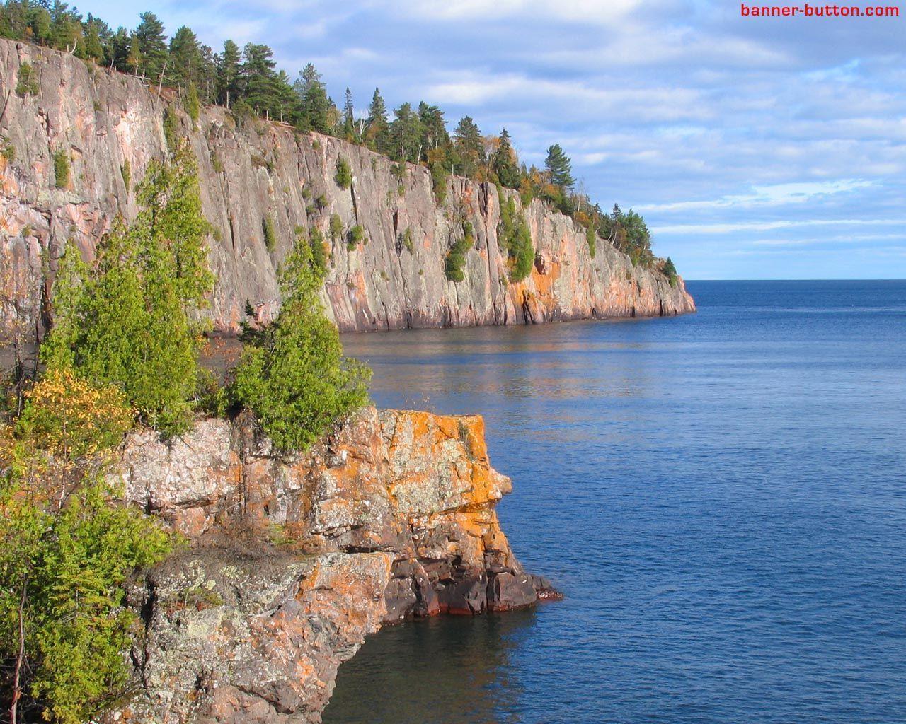 Free desktop computer wallpaper. Lake Superior. Minnesota