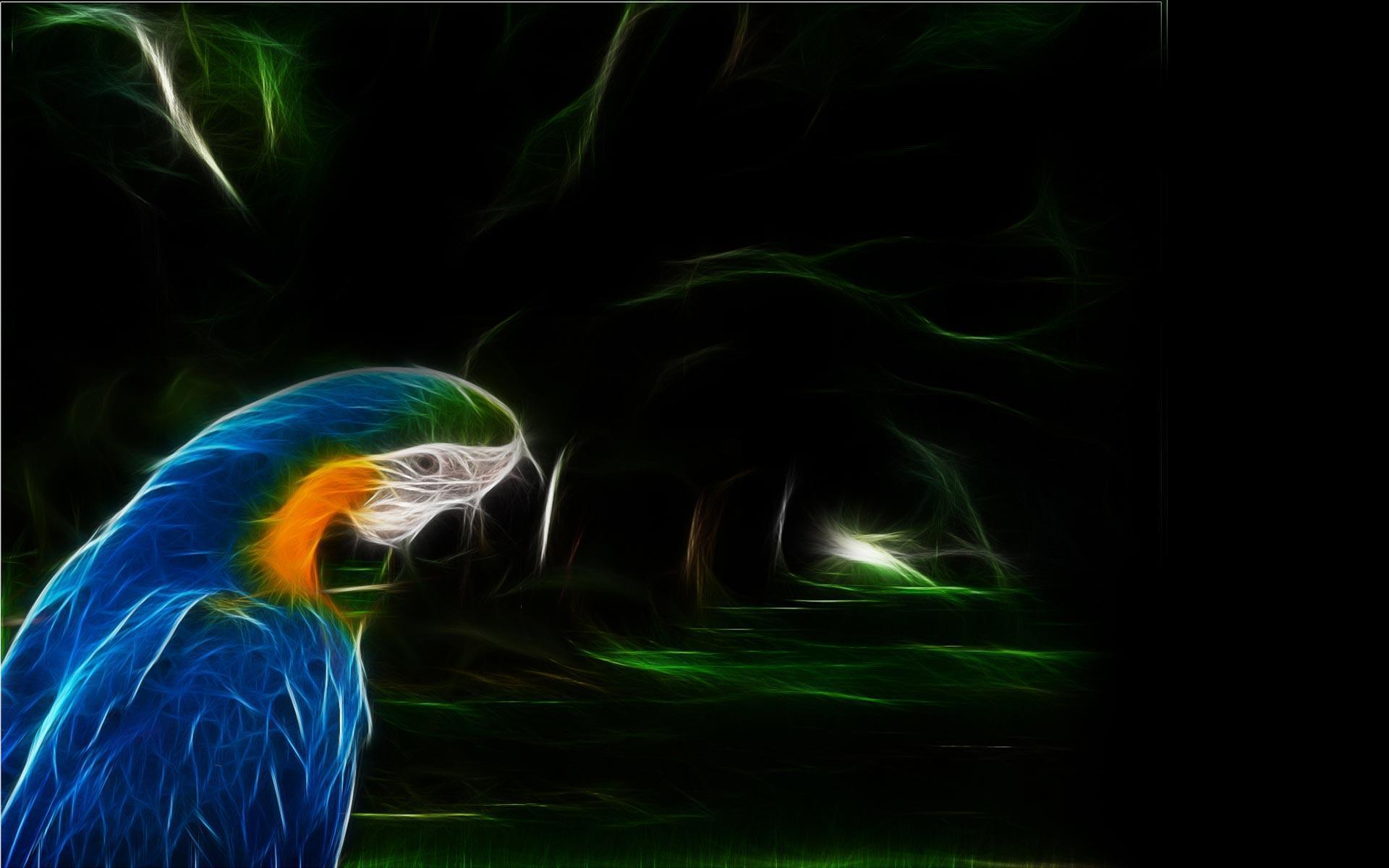 Desktop Wallpaper · Gallery · Windows 7 · Blue Macaw pc wallpaper