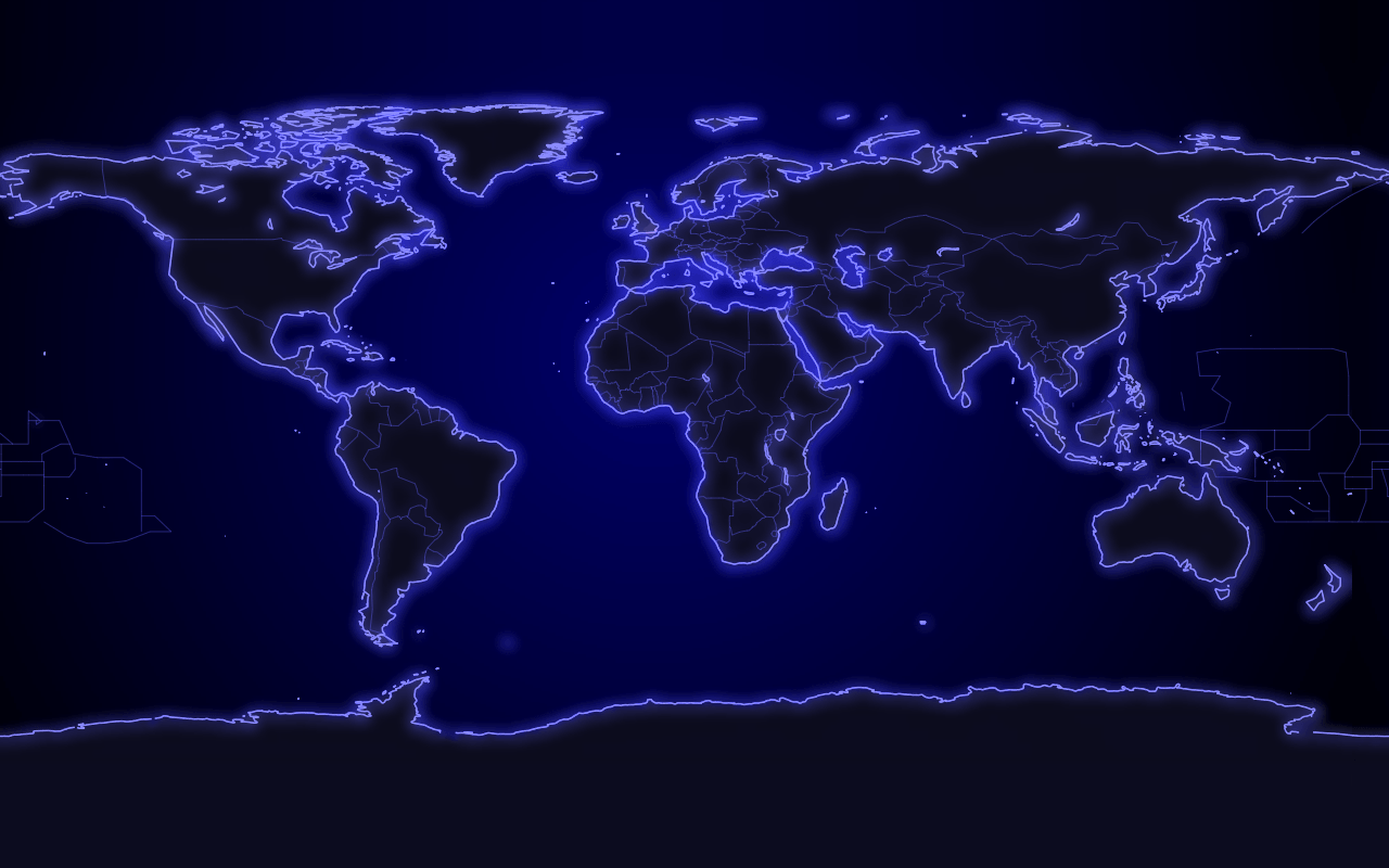 Earth Map Electronic Wallpaper