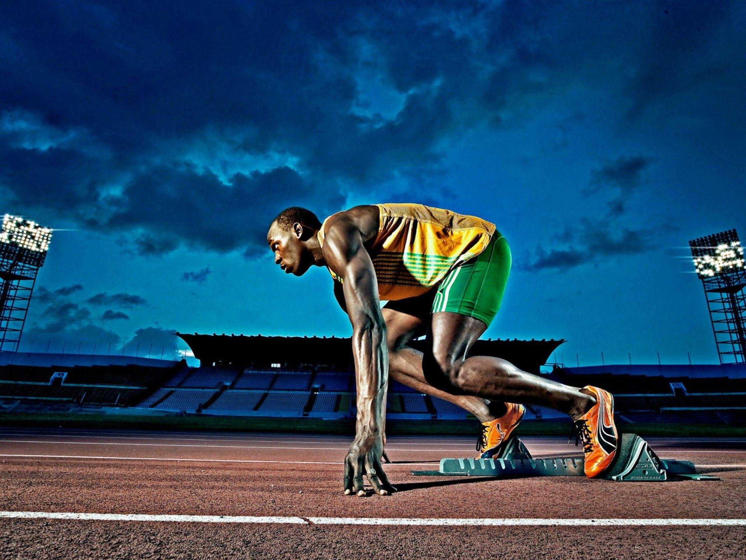 Usain Bolt, Sprint, Athletics 3. Free HD wallpaper taken