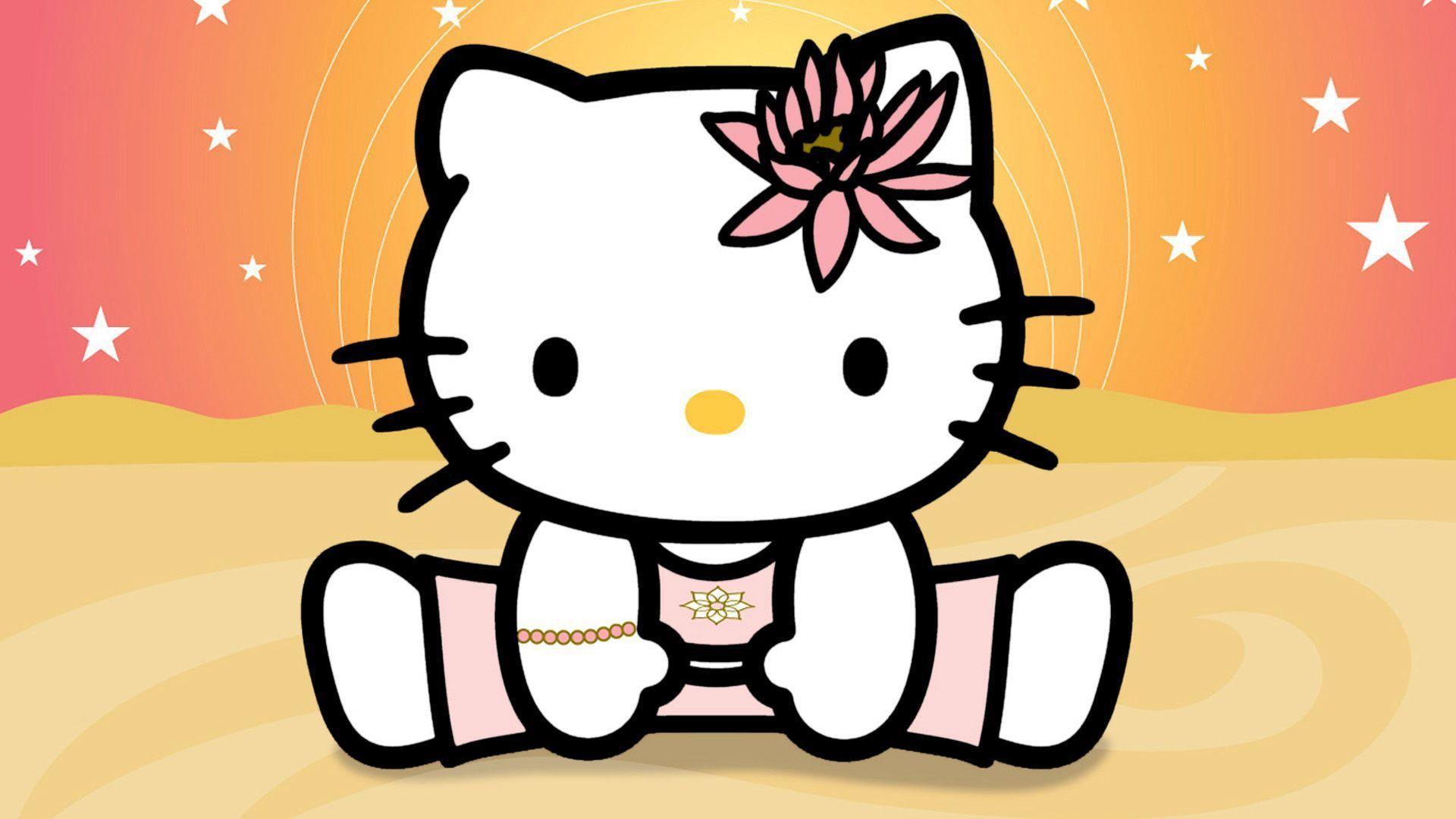 Hello Kitty Yoga Wallpaper