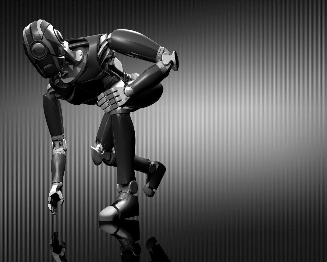 Robot Wallpaper Abstract 3D