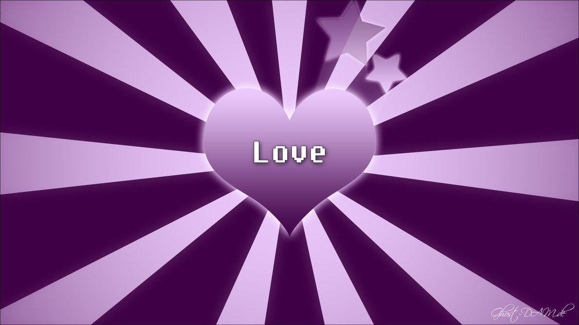 Purple Love Wallpaper