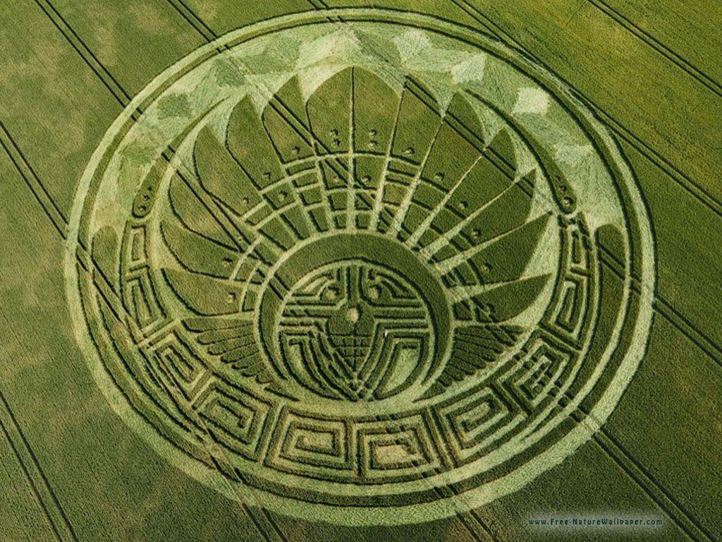 Greek Symbol. Crop Circles Wallpaper Download (1024x768)