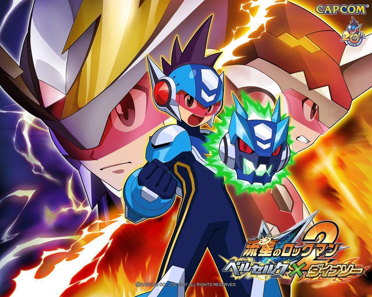 Mega Man Star Force 2: Zerker x Saurian Nintendo DS Wallpaper