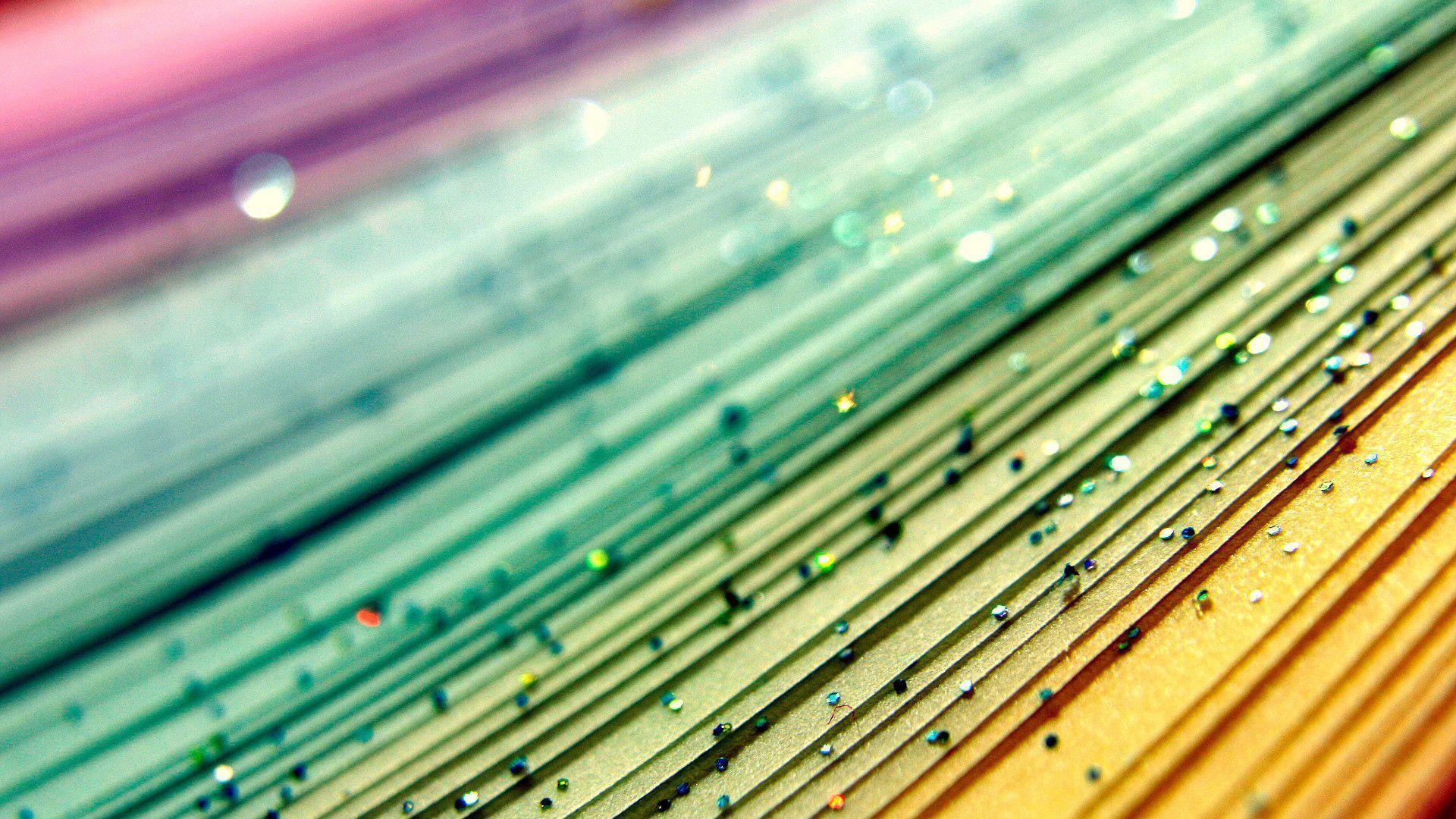 Wallpaper For > Rainbow Glitter Wallpaper