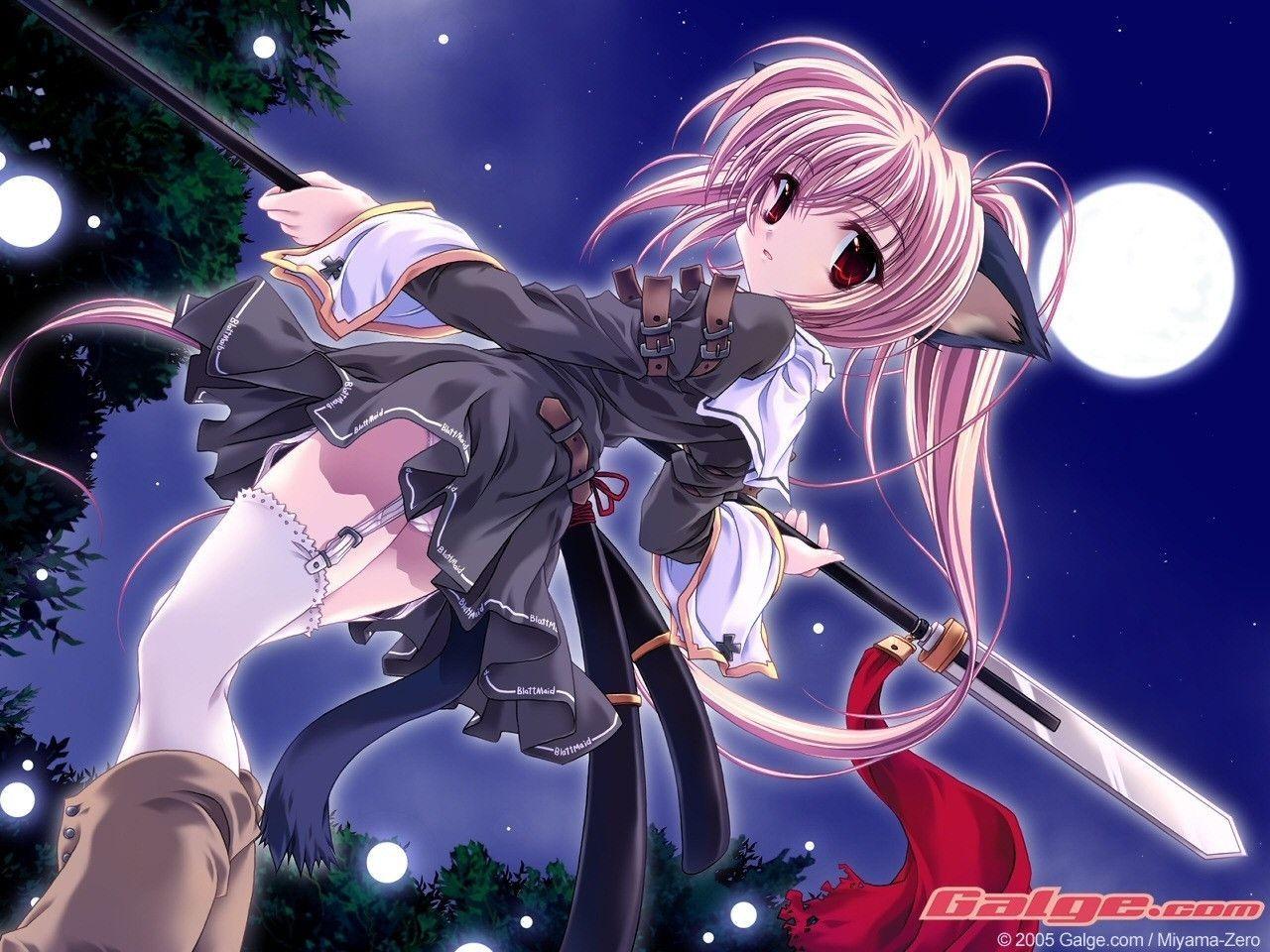 neko animal girls Wallpaper