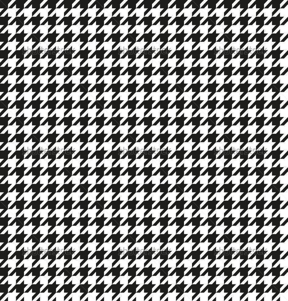 Houndstooth seamless pattern, monochrome Can be used for wallpaper