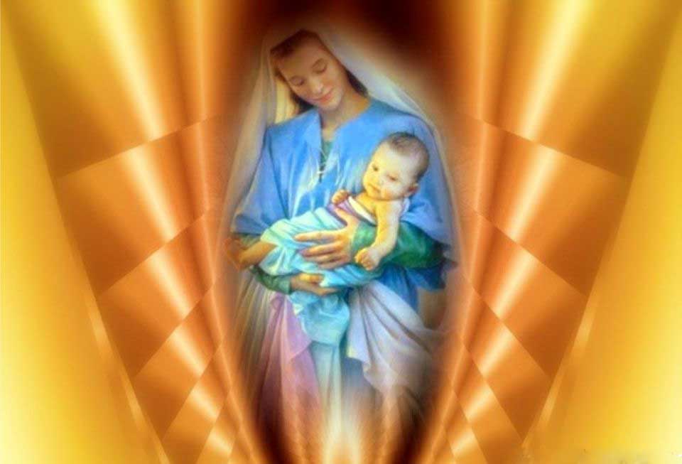Mother Mary Desktop Wallpaper. Free Christian Wallpaper
